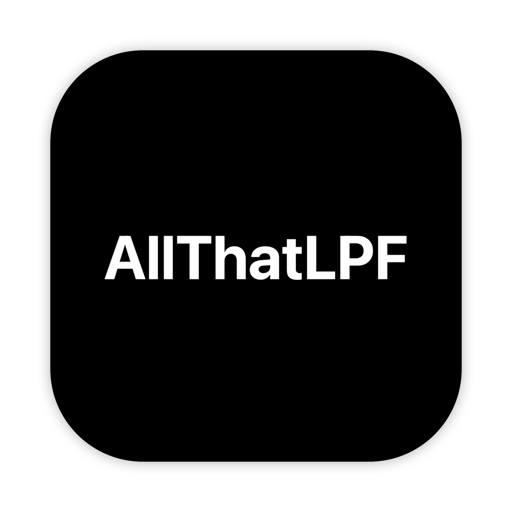 AllThatLowPassFilter app icon