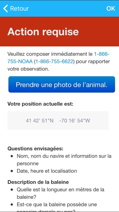 Screenshot #3 pour Whale Alert