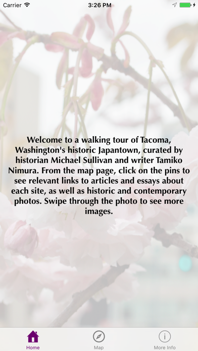 Tacoma Japantown Walking Tour Screenshot
