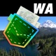 Washington Pocket Maps app icon - Travel app for iPhone