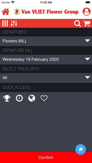 Van VLIET Flower Group Screenshot