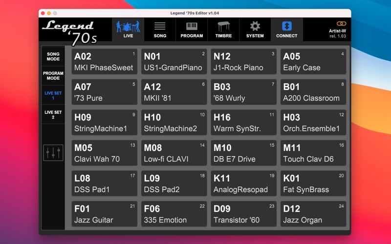 Screenshot #3 pour Legend '70s Editor
