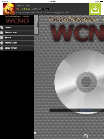 WCNO 89.9 FM iPad screenshot 2 - Entertainment app