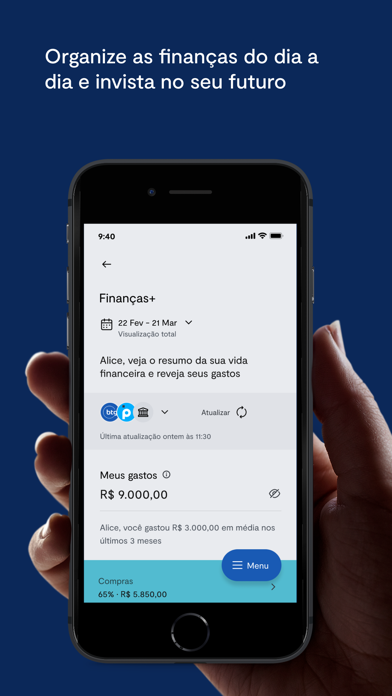 BTG Pactual Banking Screenshot