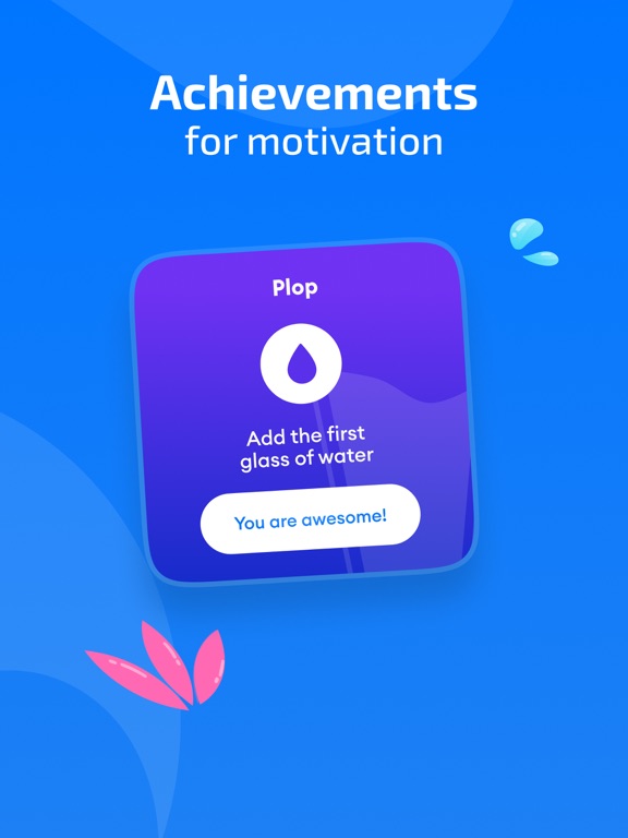 My Water: Daily Drink Tracker iPad screenshot 6 - Health & Fitness app