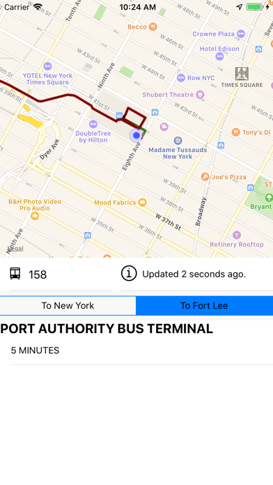 Screenshot #2 pour NJ Bus Tracker