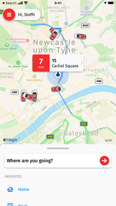 Washington Taxis Screenshot