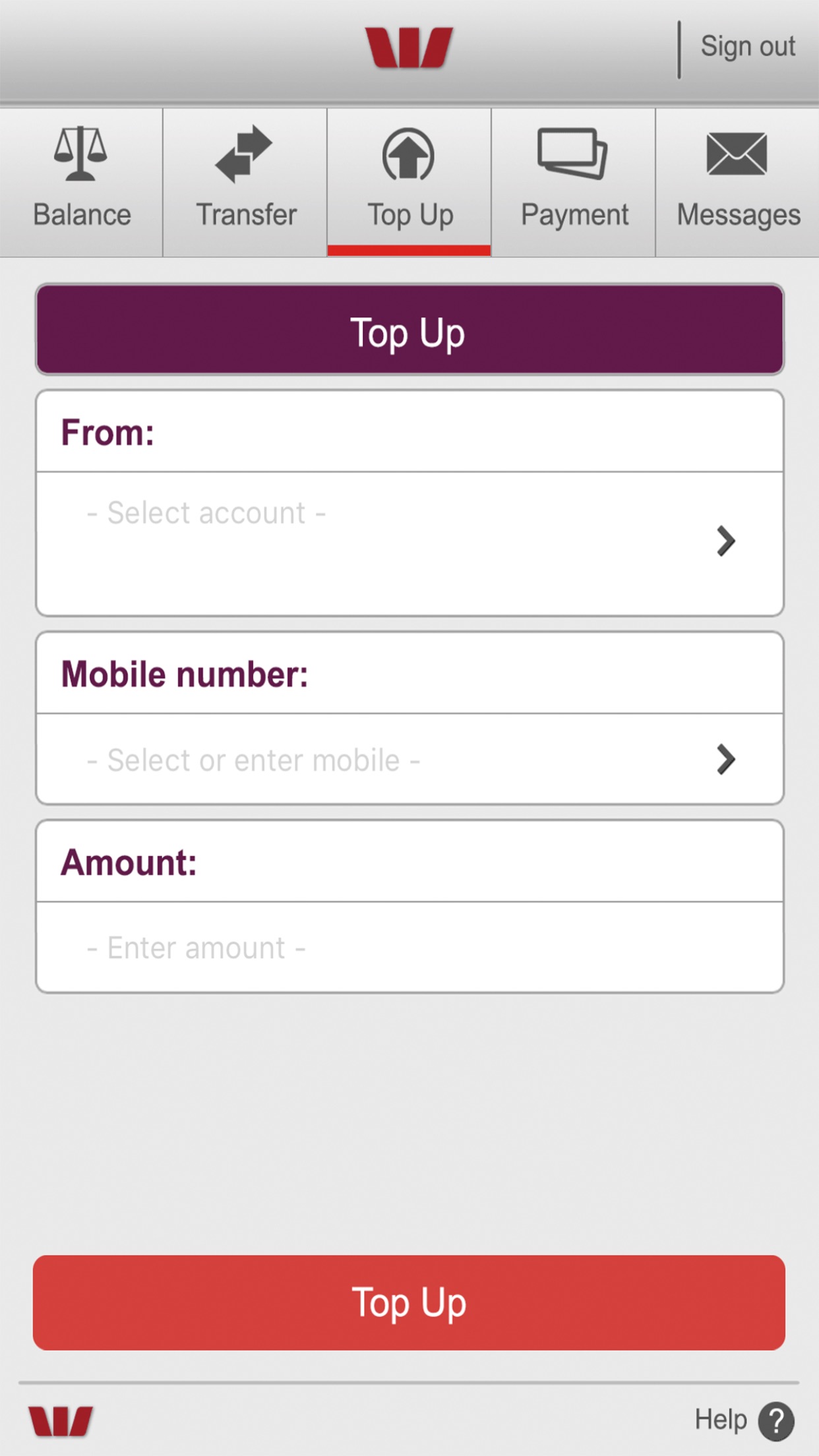 Screenshot 4 of Westpac Fiji Mobile Banking