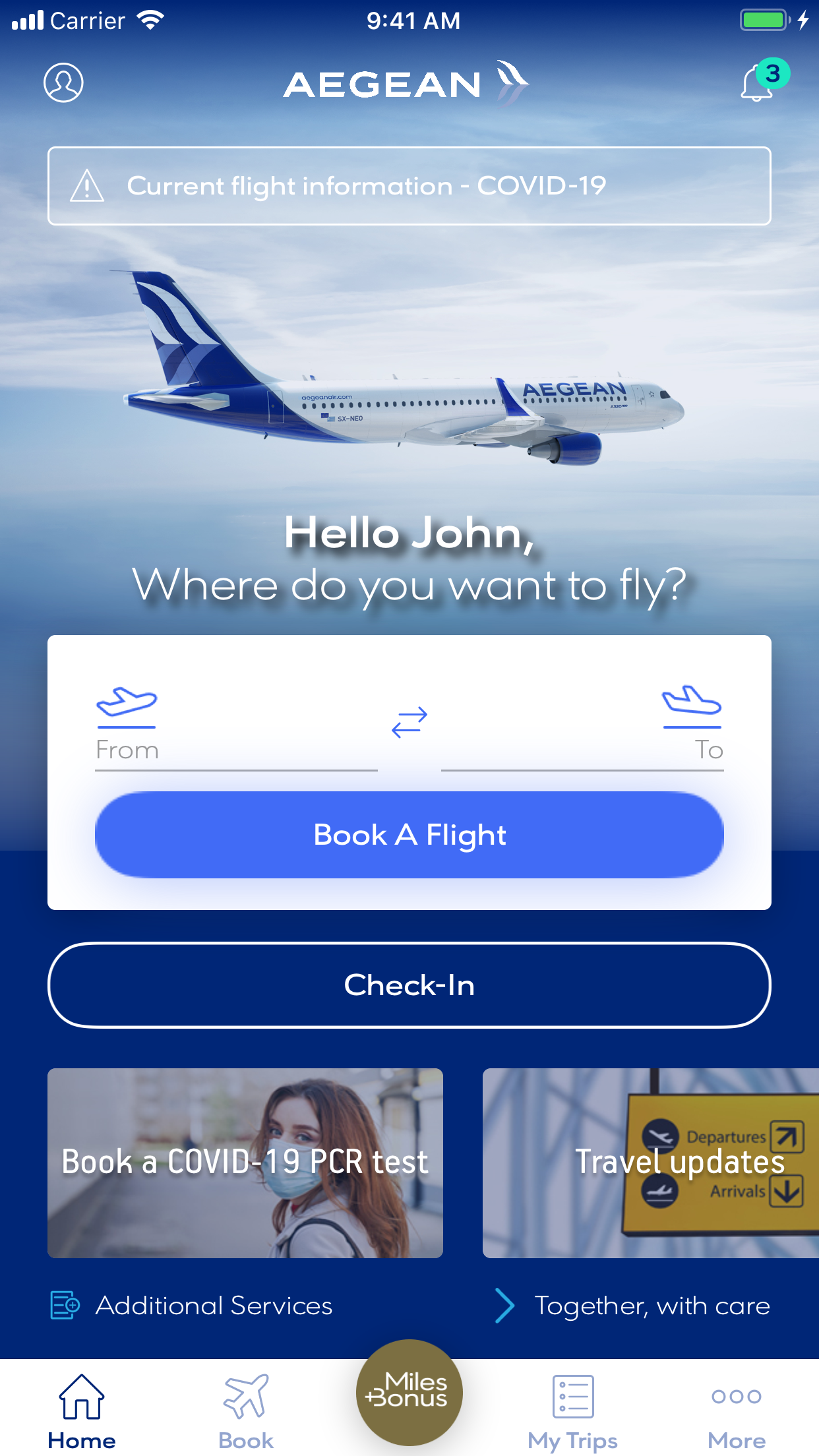 Aegean Airlines App