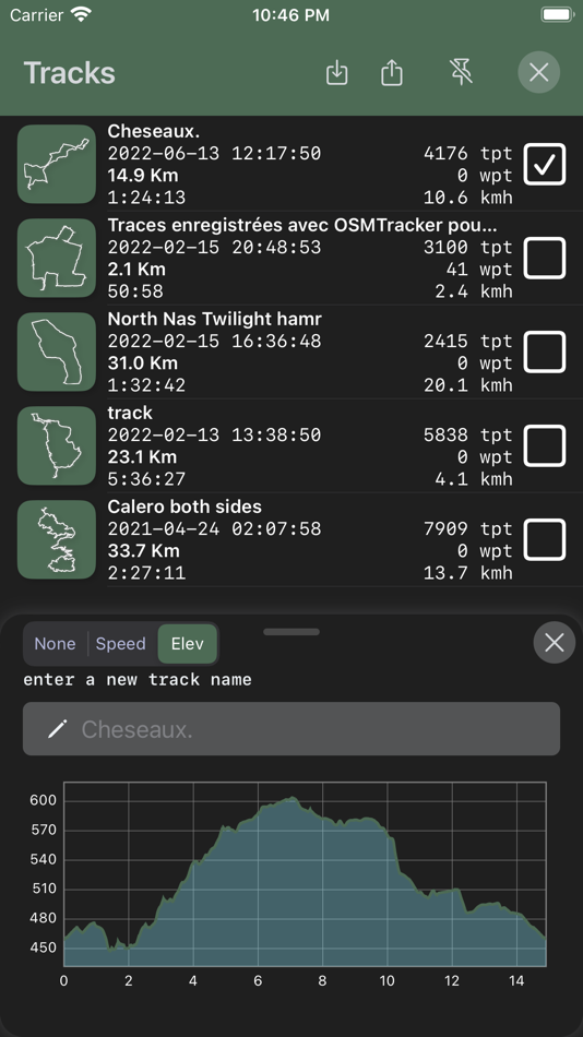 #8. GPS Tracker: Offline Maps, GPX (iOS) 게시자: SERGEI BEZDENEZHNYKH