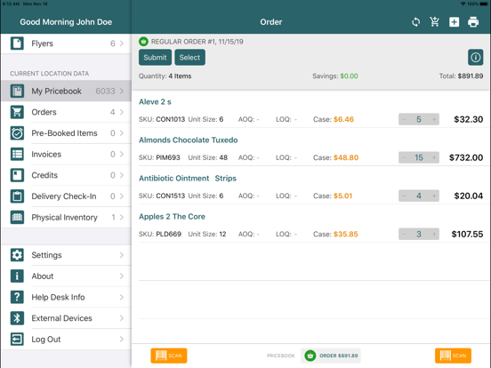 Vistar VOIS iPad screenshot 5 - Business app