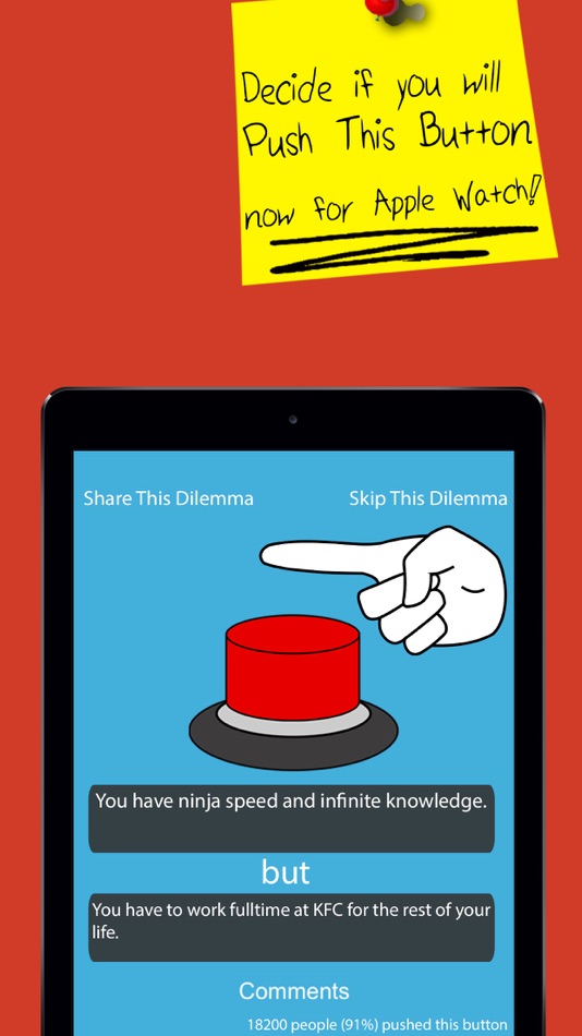 #1. Push This Button - Would You ? (iOS) 由: Oliver Saylor
