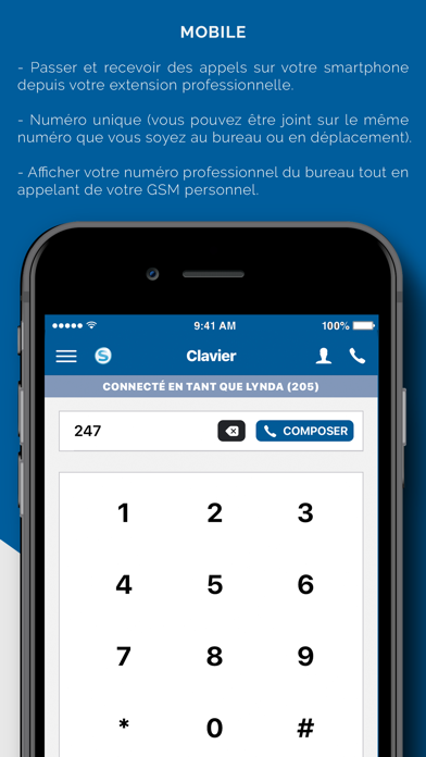Screenshot #2 pour SipleoMobile