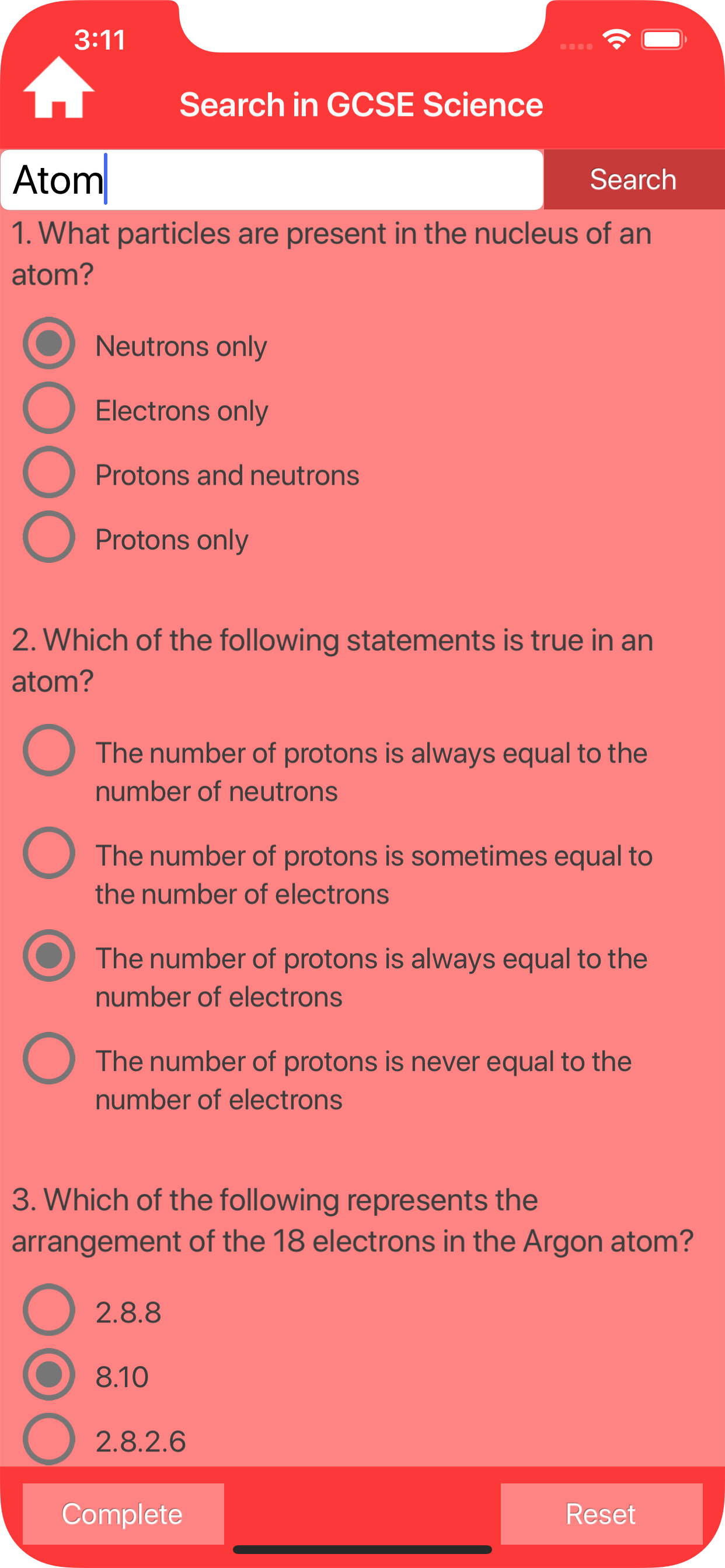 GCSE Science Quizzes screenshot 5