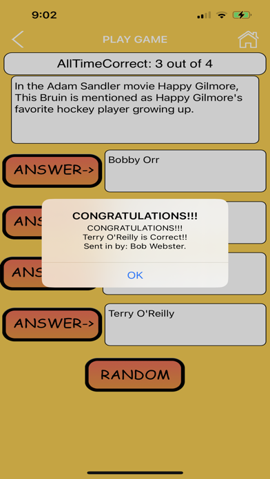 Trivia Game for Bruins Fans Screenshot