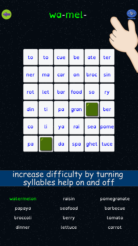 #2. Syllable Word Search (iOS) Podle: BQWare