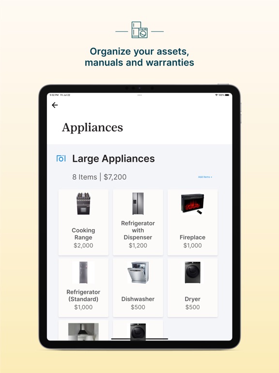 Dwellin: Easy Home Maintenance iPad screenshot 7 - Lifestyle app