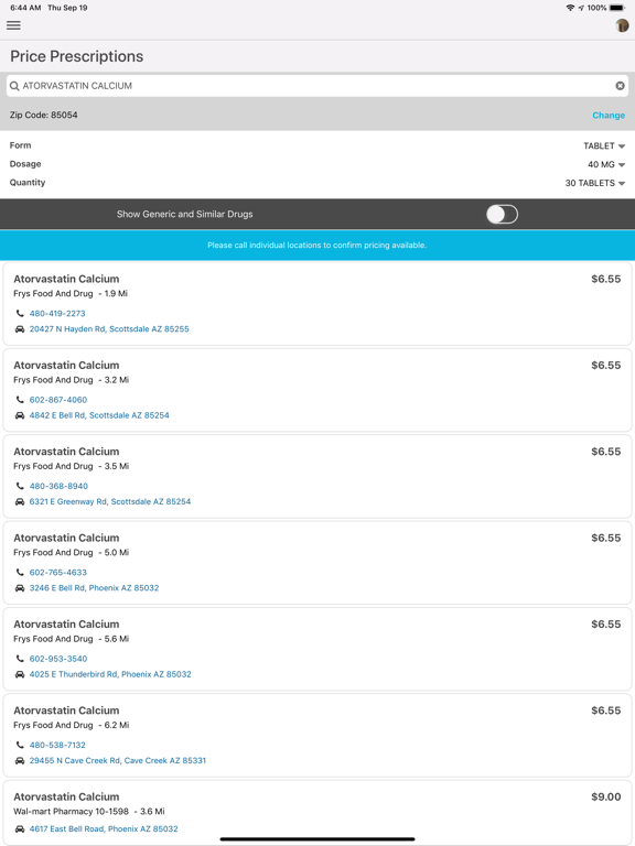 App screenshot
