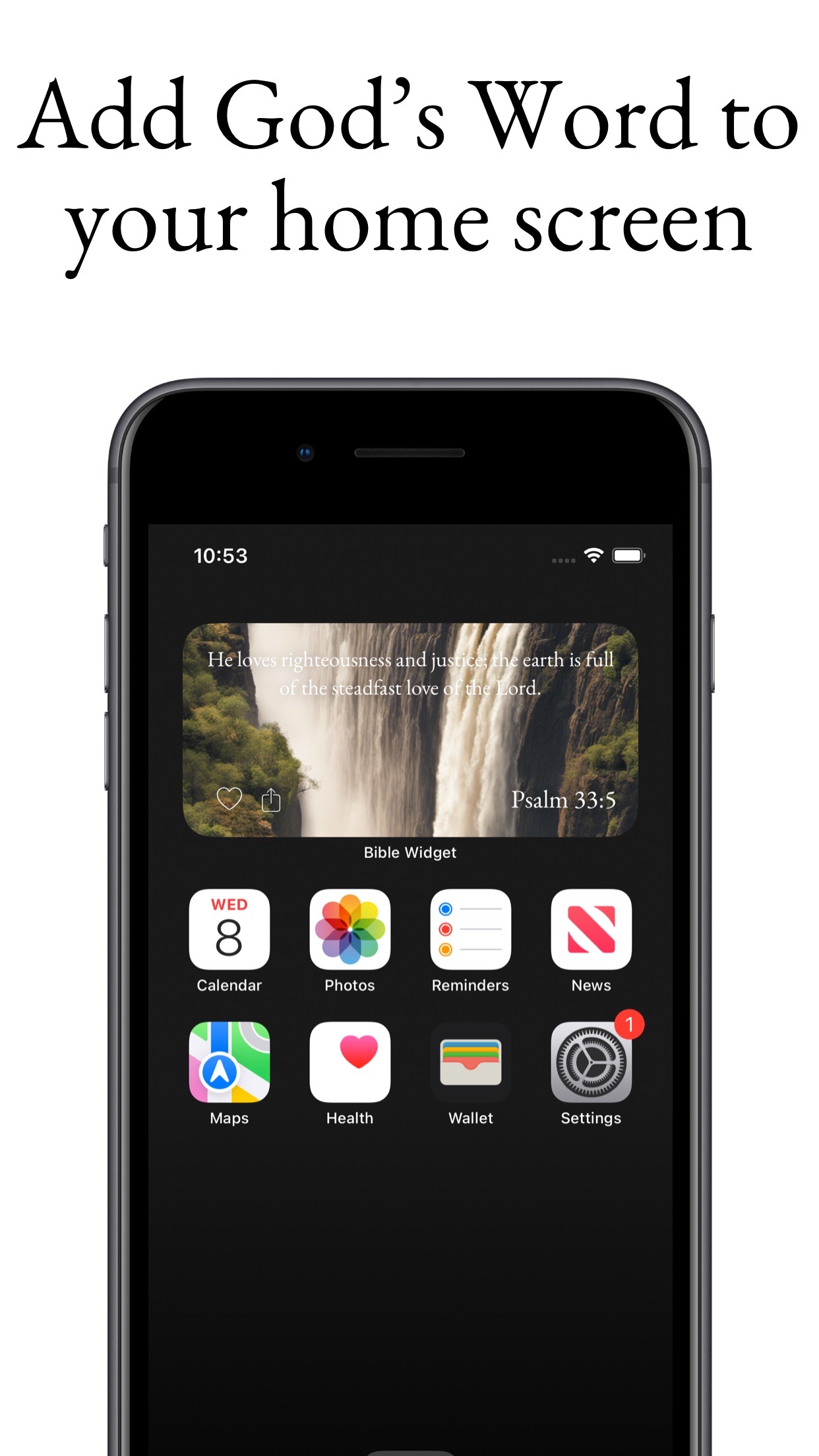 Bible Widget screenshot 2