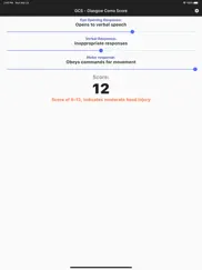 gcs glasgow coma score айпад изображения 3