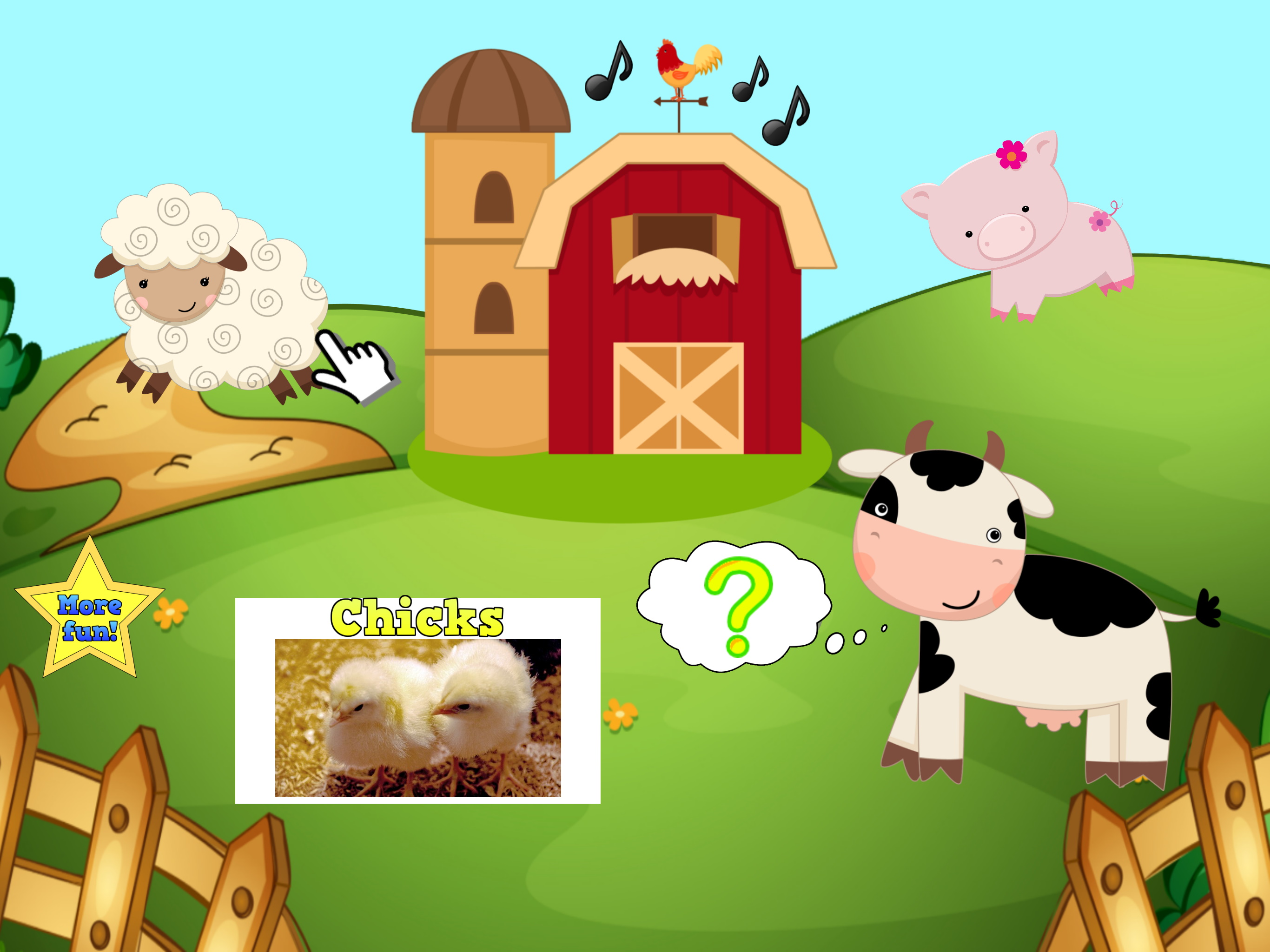 Farm Animal Games! Barnyard