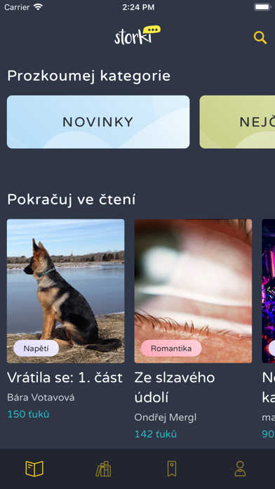 Storki: Chat fiction příběhy Screenshot