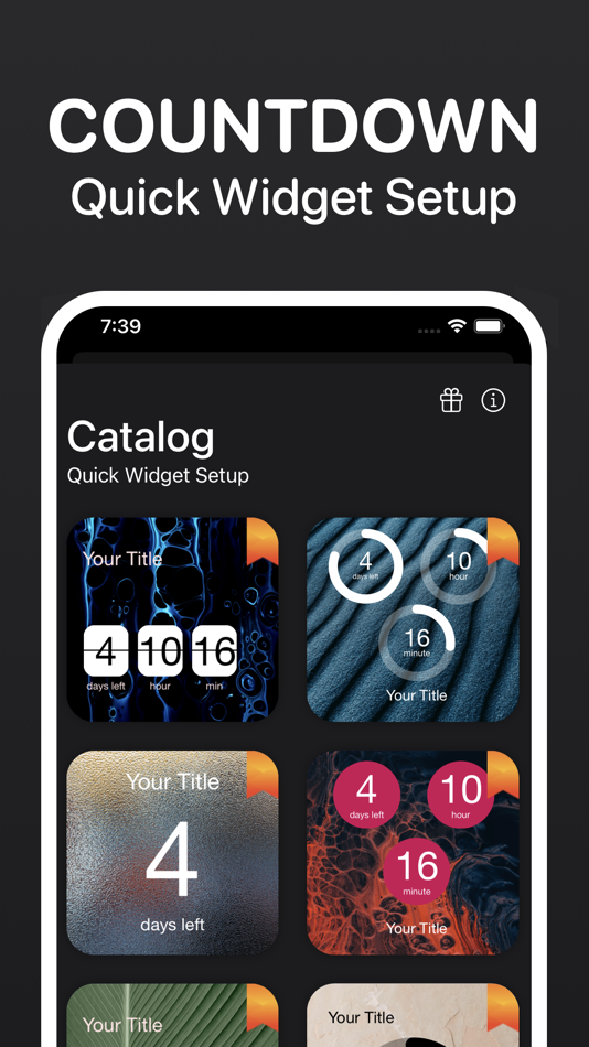 #6. Countdown widget : Day Counter (iOS) Oleh: Amit Verma