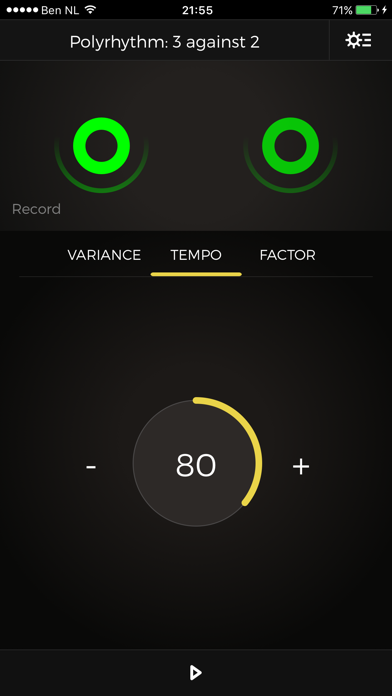 Screenshot #1 pour Metron (Pro Metronome)