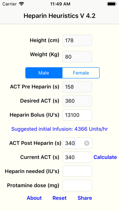 Heparin Heuristics Lite Screenshot