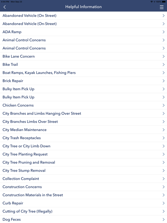 MyNorfolk iPad screenshot 4 - Utilities app