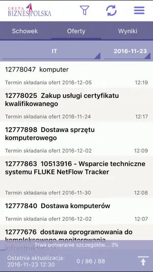 Przetargi Biznes Polska screenshot 1