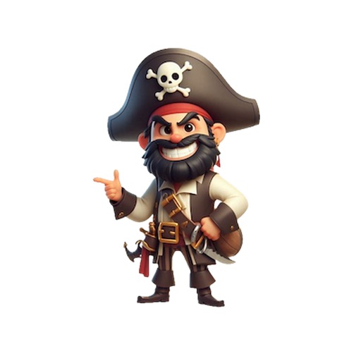 Happy Pirate Stickers