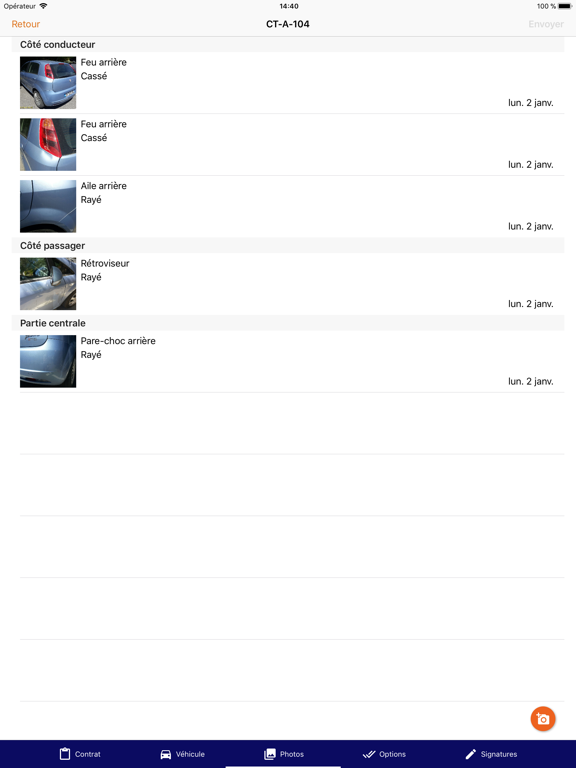 Screenshot #6 pour mContracts Etat Descriptif