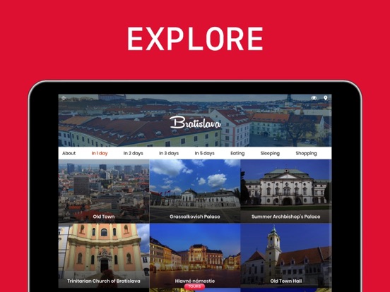Bratislava Travel Guide iPad screenshot 3 - Travel app