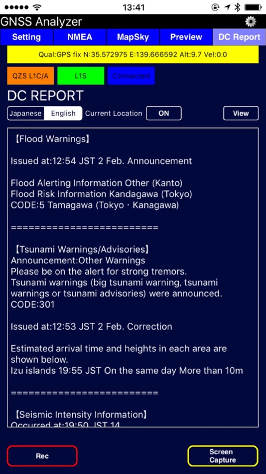 #5. GNSS Analyzer (iOS) Podle: NEC Corporation