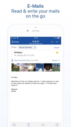 GMX - Mail & Cloud screenshot 1