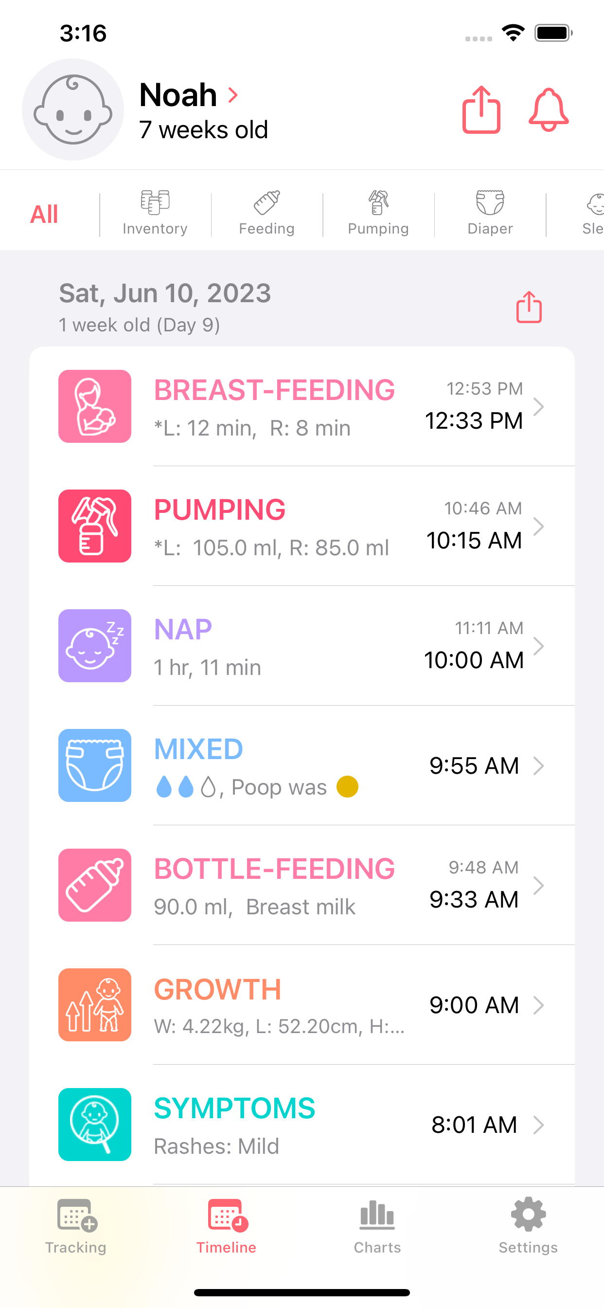 Baby Feeding App: Baby Mind