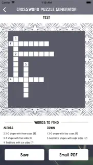 crossword puzzle generator iphone screenshot 3