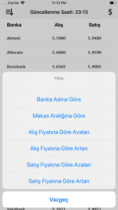 Screenshot #3 pour Banka Kurları – Döviz & Altın