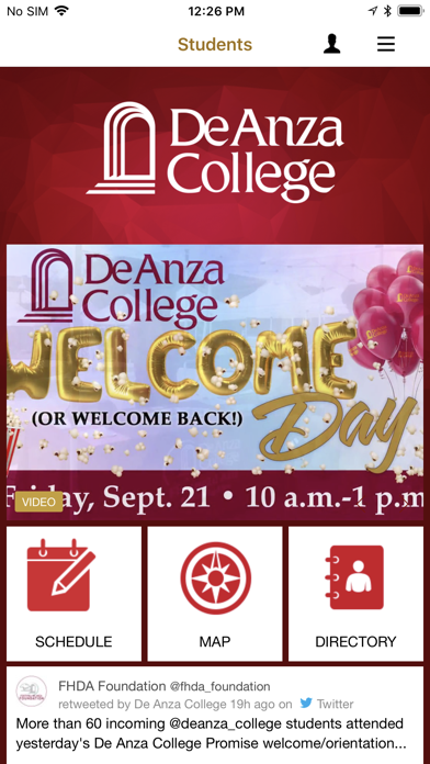 De Anza College Screenshot