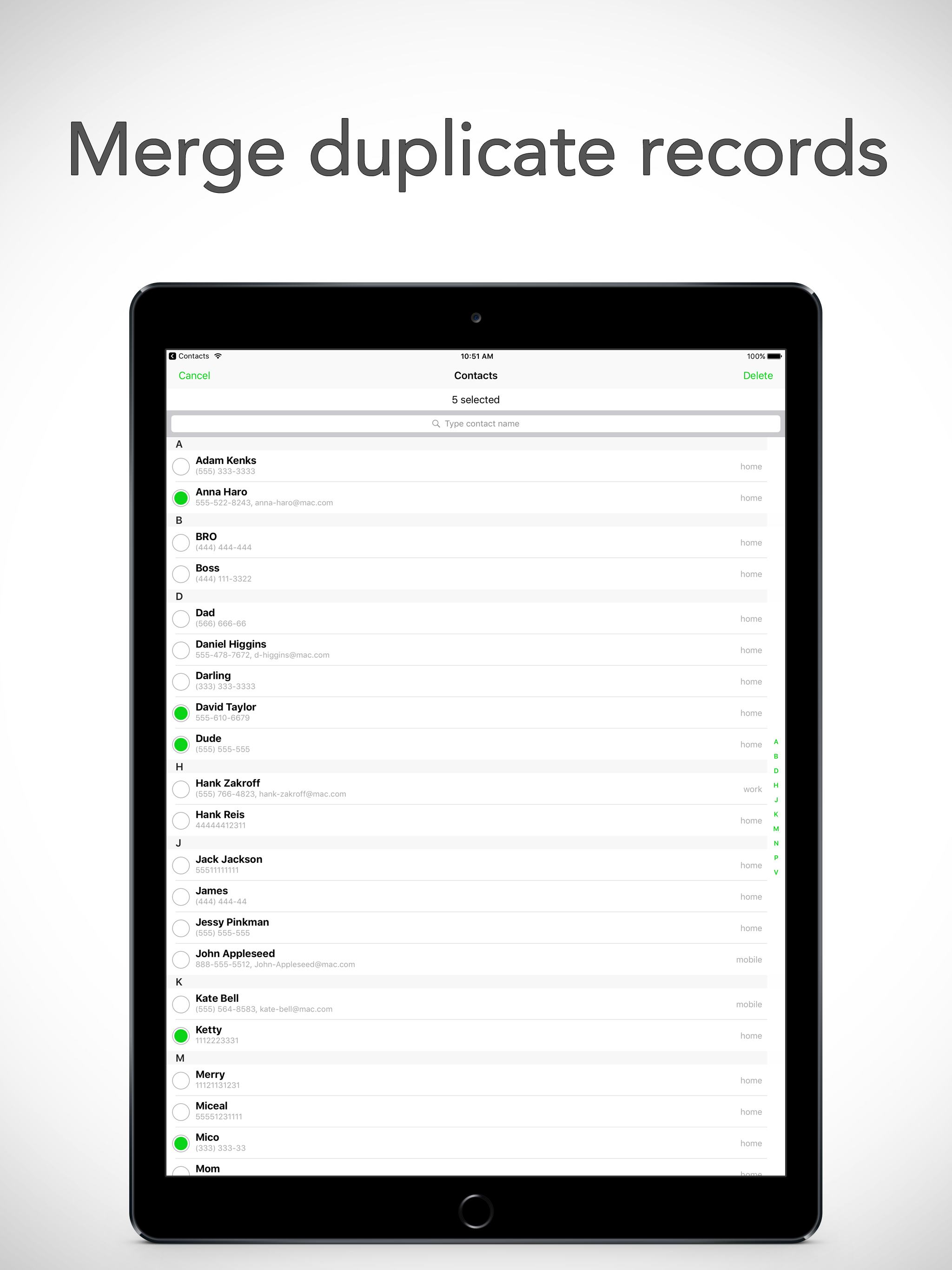 My Contacts Editor +