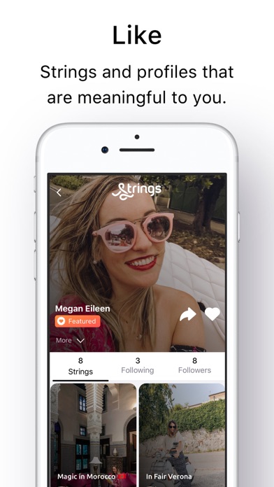 Strings iPhone screenshot 5 - Social Networking app