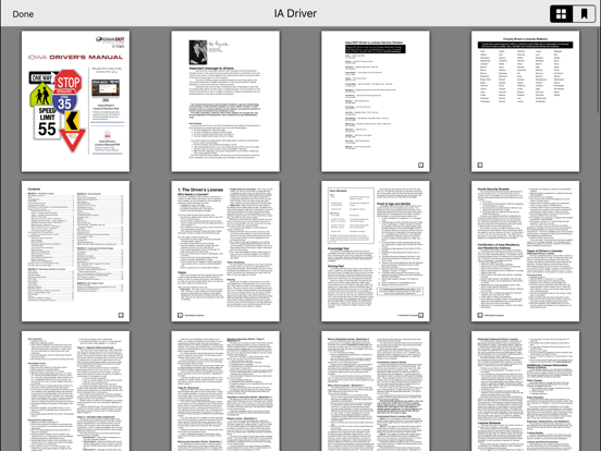 Iowa DMV Test Prep iPad screenshot