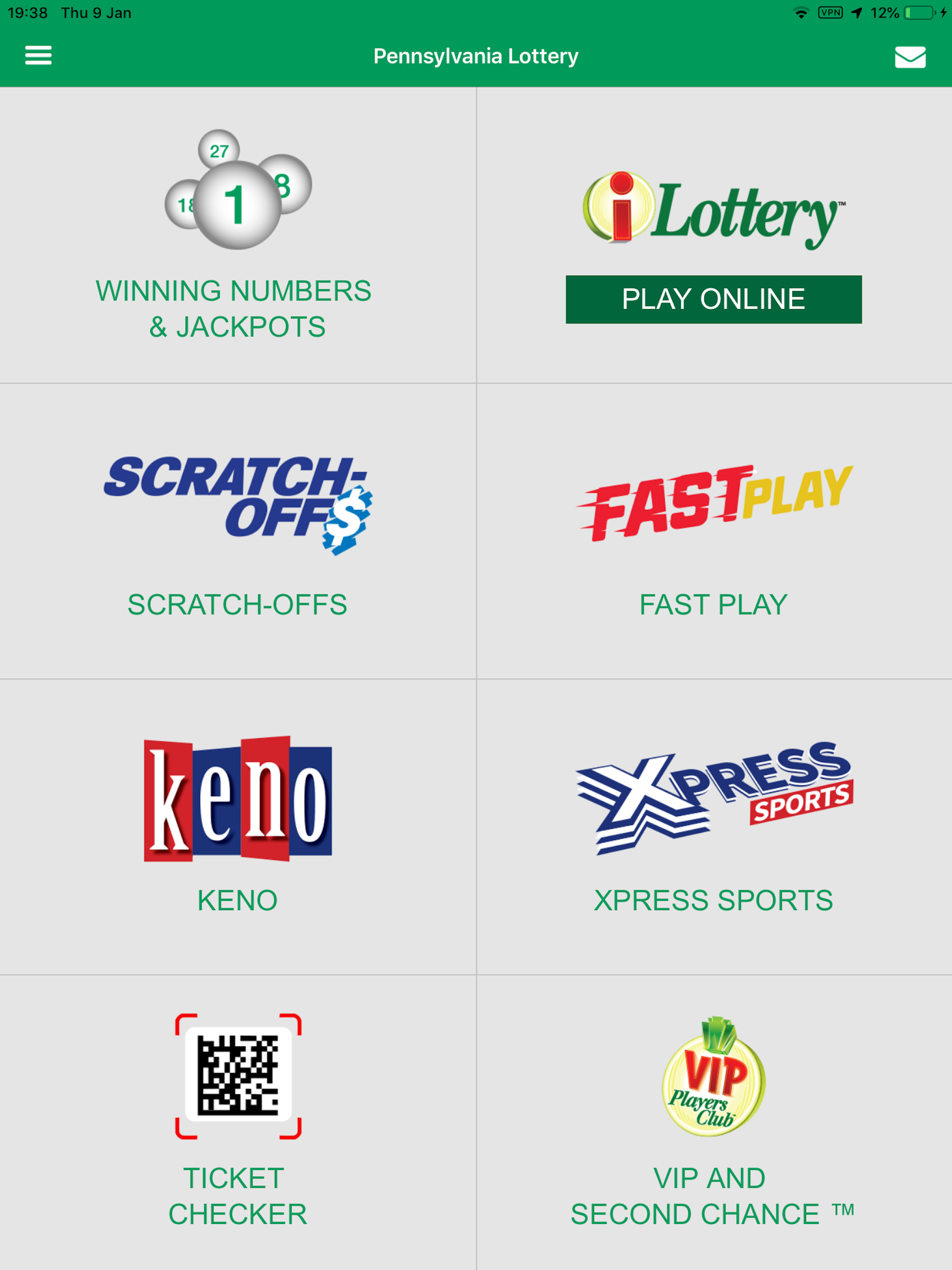 PA Lottery Official App