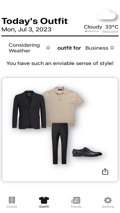 Dressrious: Plan Outfit Style Screenshot