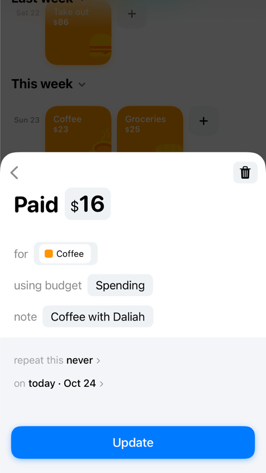 #4. Gem - Money tracker (iOS) De: Oz Pinhas