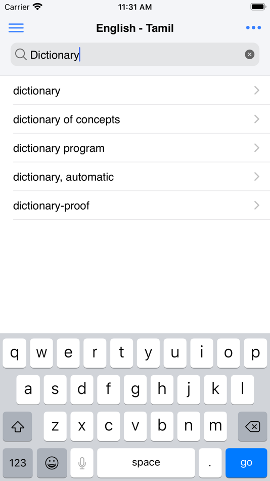 #4. Tamil Dictionary Offline (iOS) Podle: Sachith Dassanayake