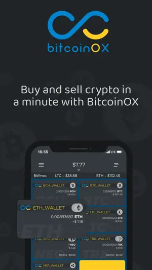 Bitcoin OX | Crypto Wallet screenshot 1