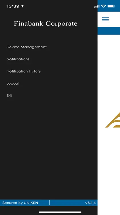 Screenshot 3 von 3 zu Finabank Corporate