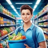 Supermarket Grocery Store 3D icon